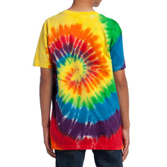 Youth Tie-Dye Tee - Rainbow