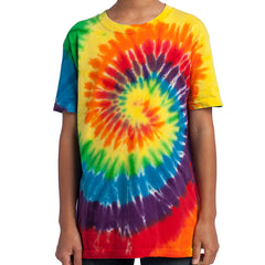 Youth Tie-Dye Tee - Rainbow