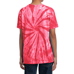 Youth Tie-Dye Tee - Red