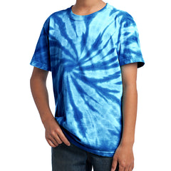Youth Tie-Dye Tee - Royal