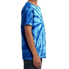 Youth Tie-Dye Tee - Royal