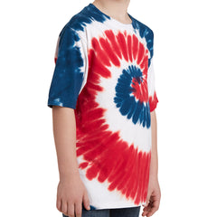 Youth Tie-Dye Tee - USA Rainbow