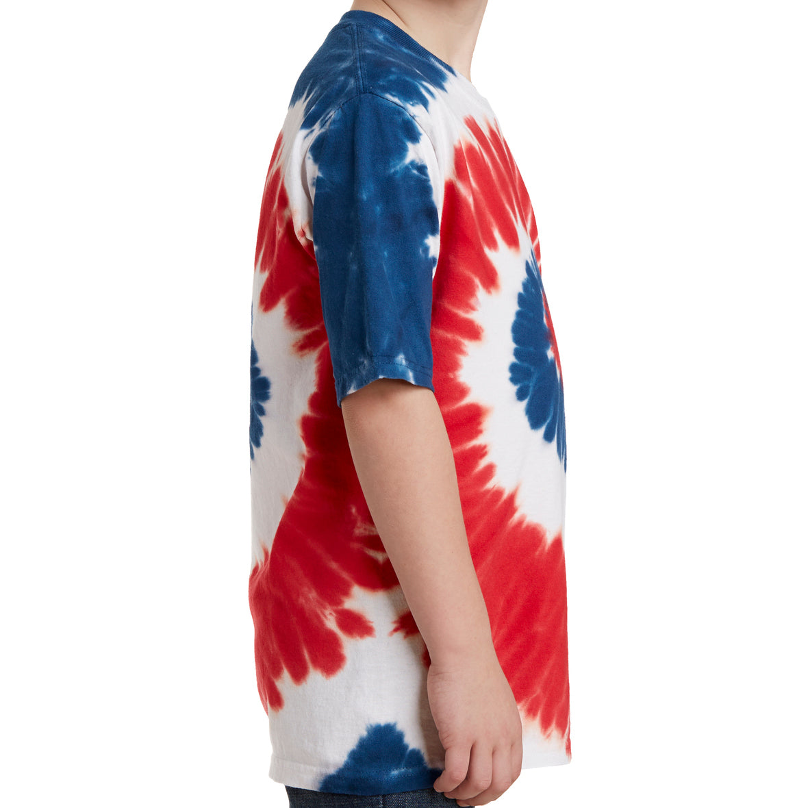 Youth Tie-Dye Tee - USA Rainbow