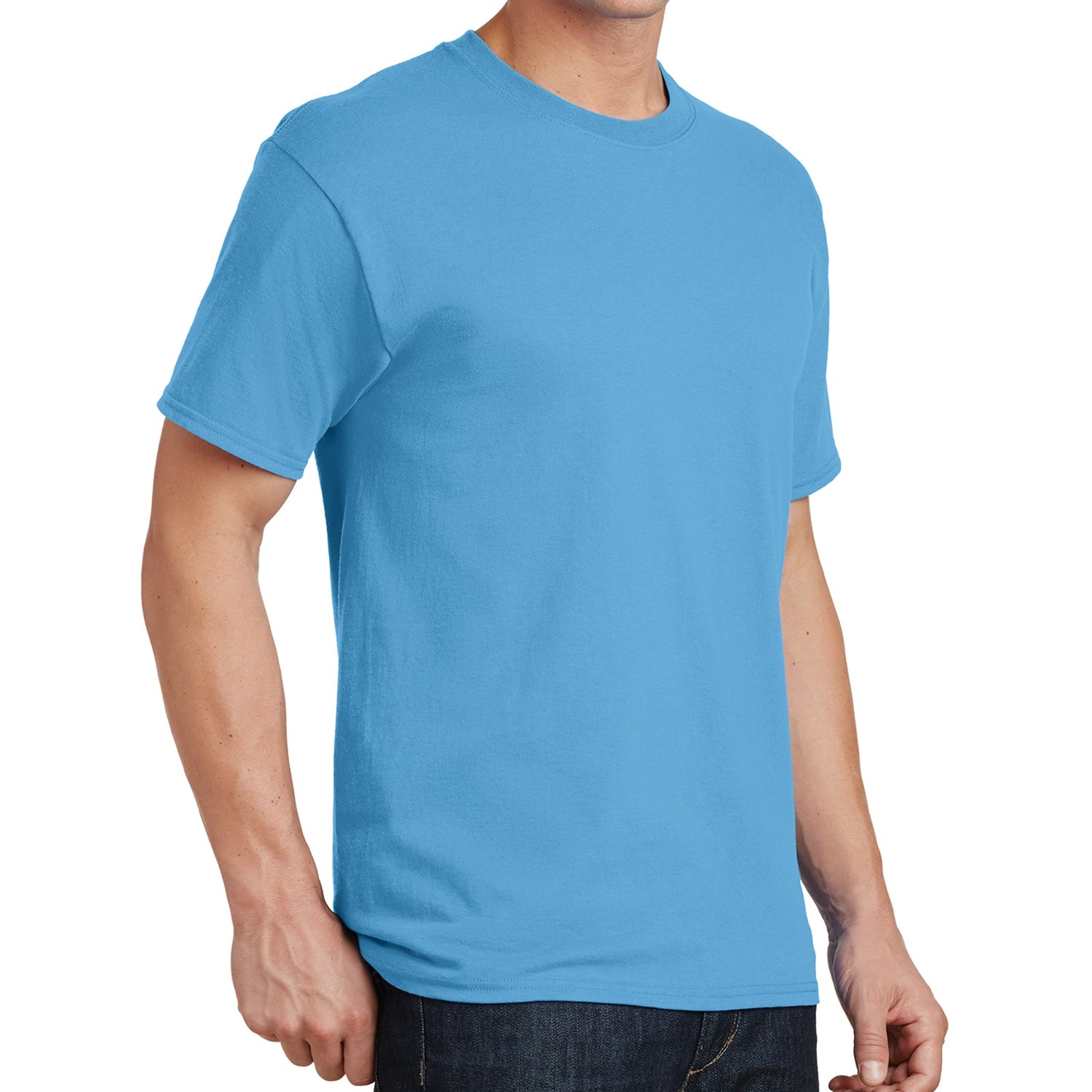 Core Cotton Tee - Aquatic Blue
