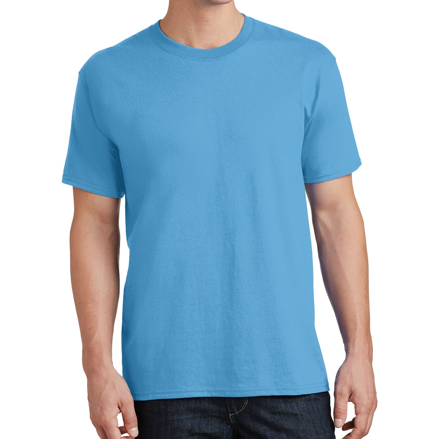 Core Cotton Tee - Aquatic Blue