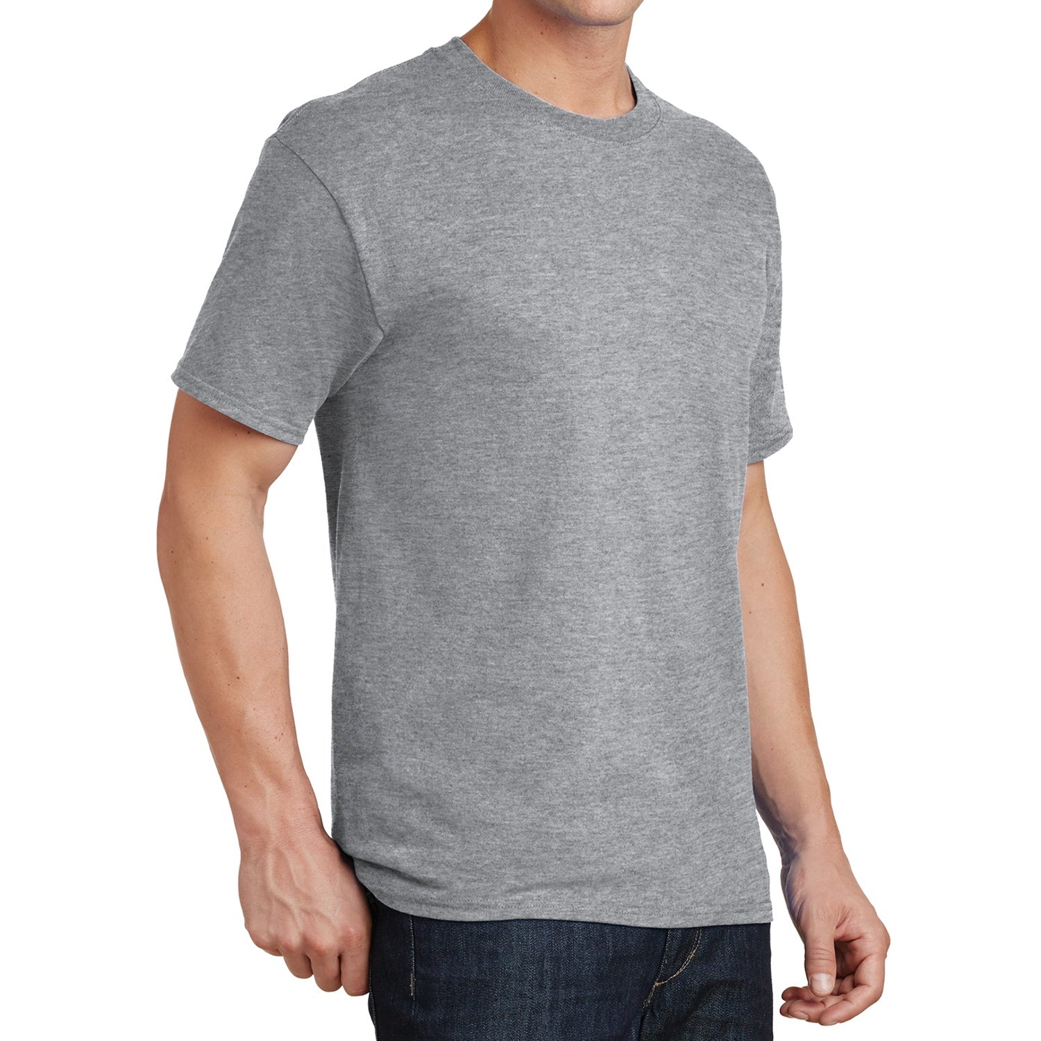 Core Cotton Tee - Athletic Heather