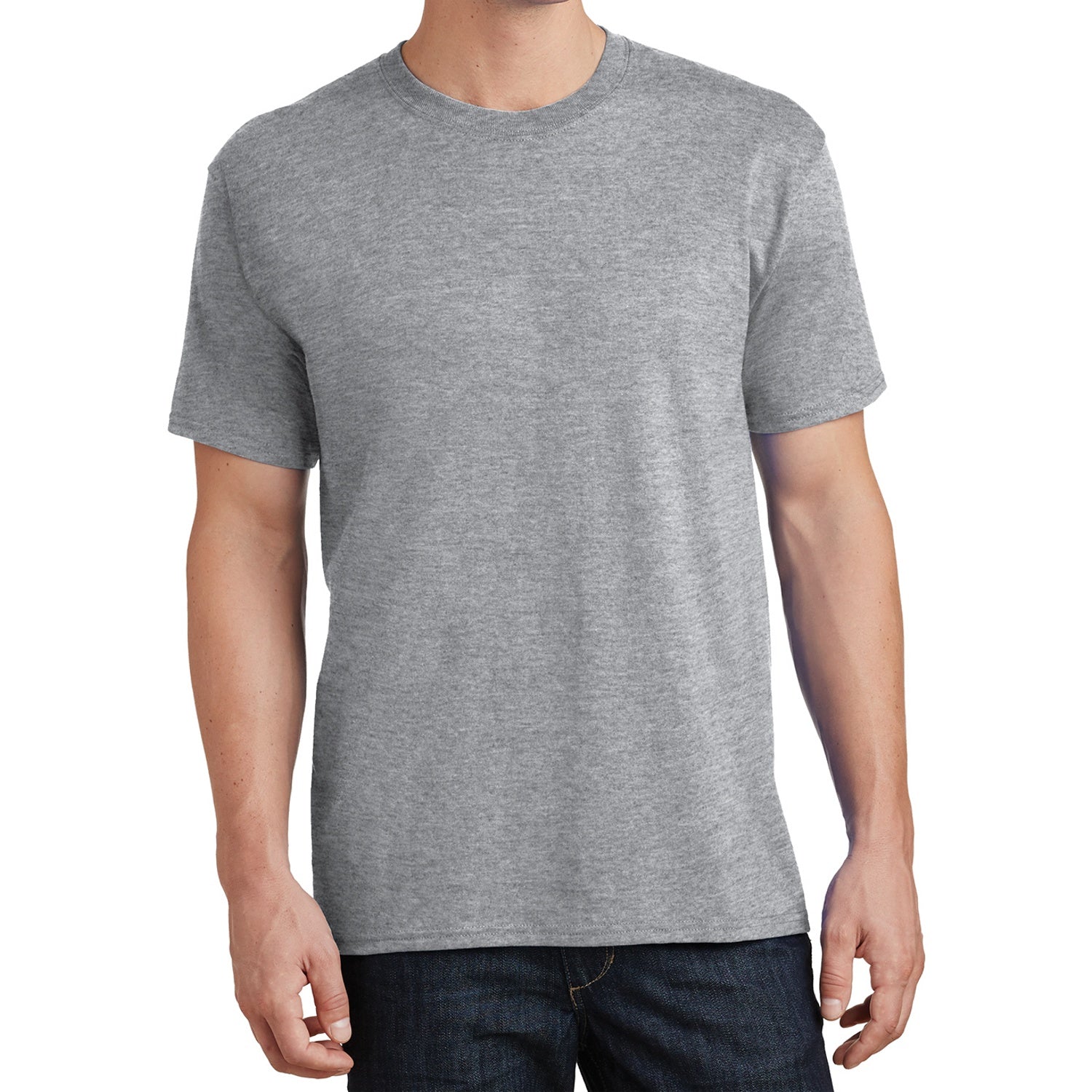 Core Cotton Tee - Athletic Heather
