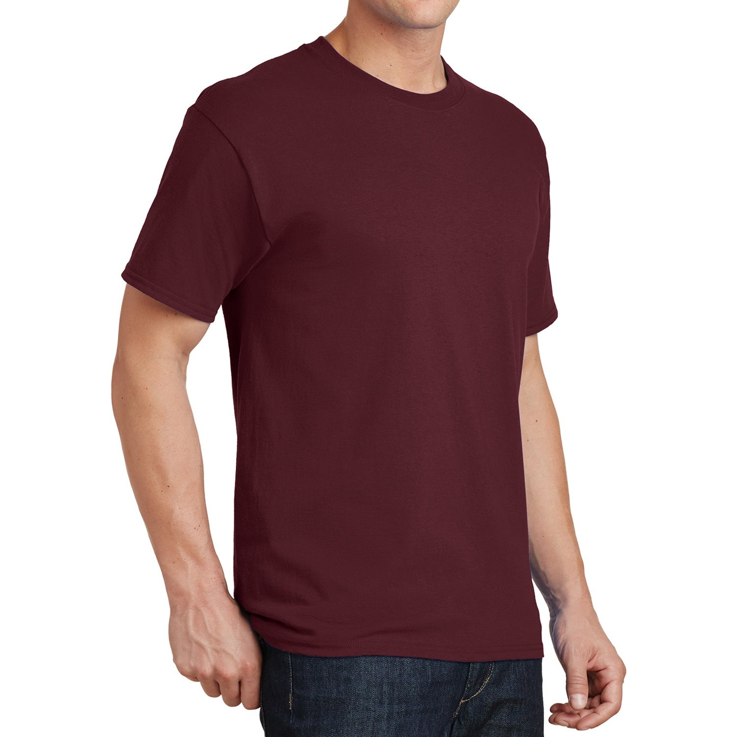 Core Cotton Tee - Athletic Maroon