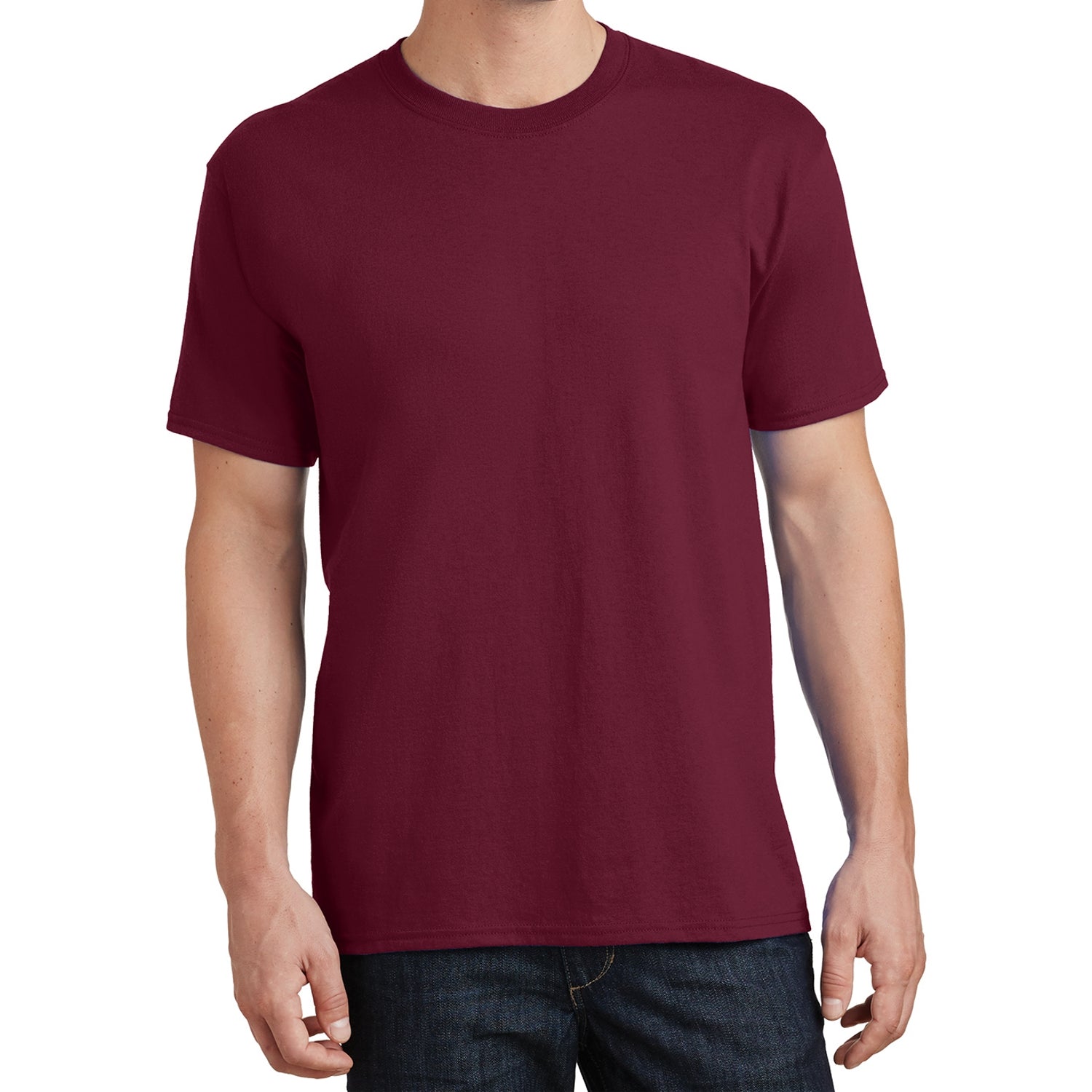 Core Cotton Tee - Cardinal