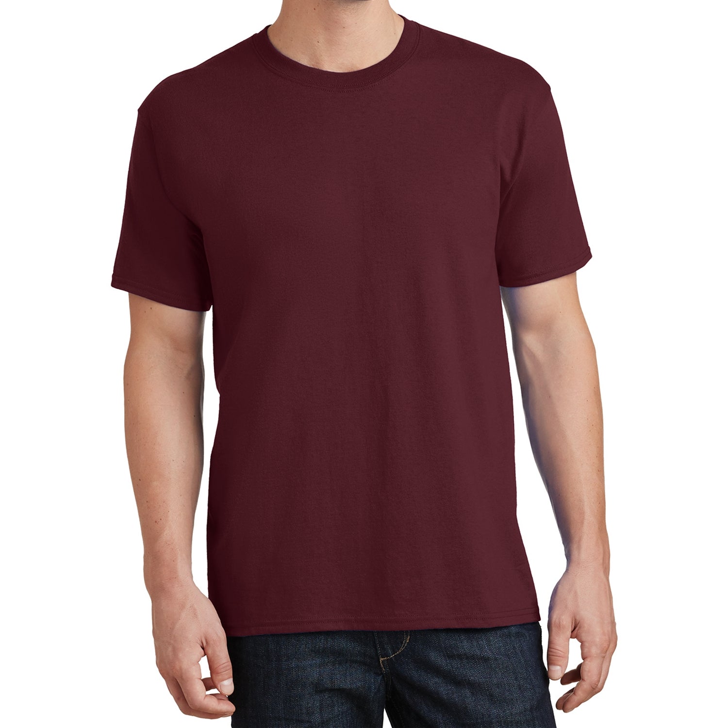 Core Cotton Tee - Athletic Maroon