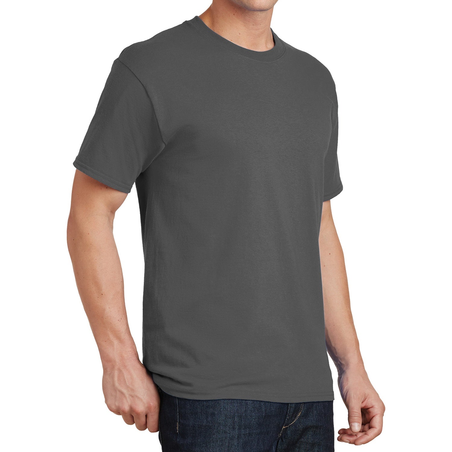 Core Cotton Tee - Charcoal