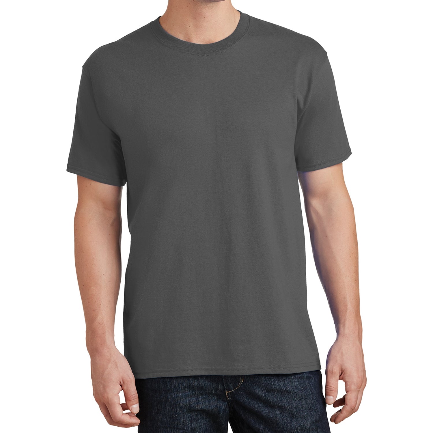 Core Cotton Tee - Charcoal