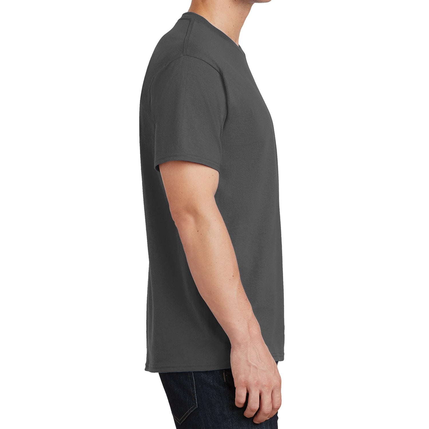 Core Cotton Tee - Charcoal