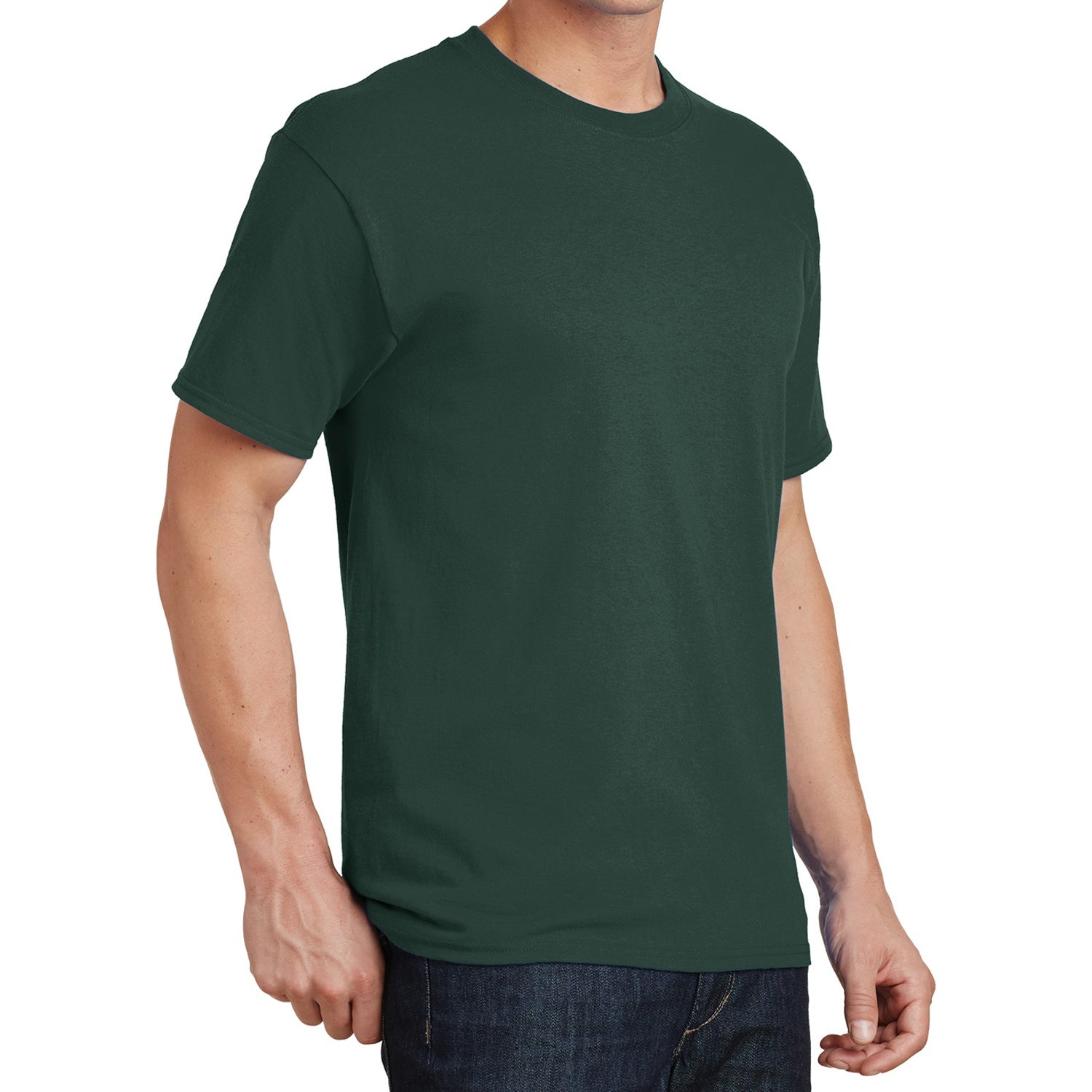 Core Cotton Tee - Dark Green