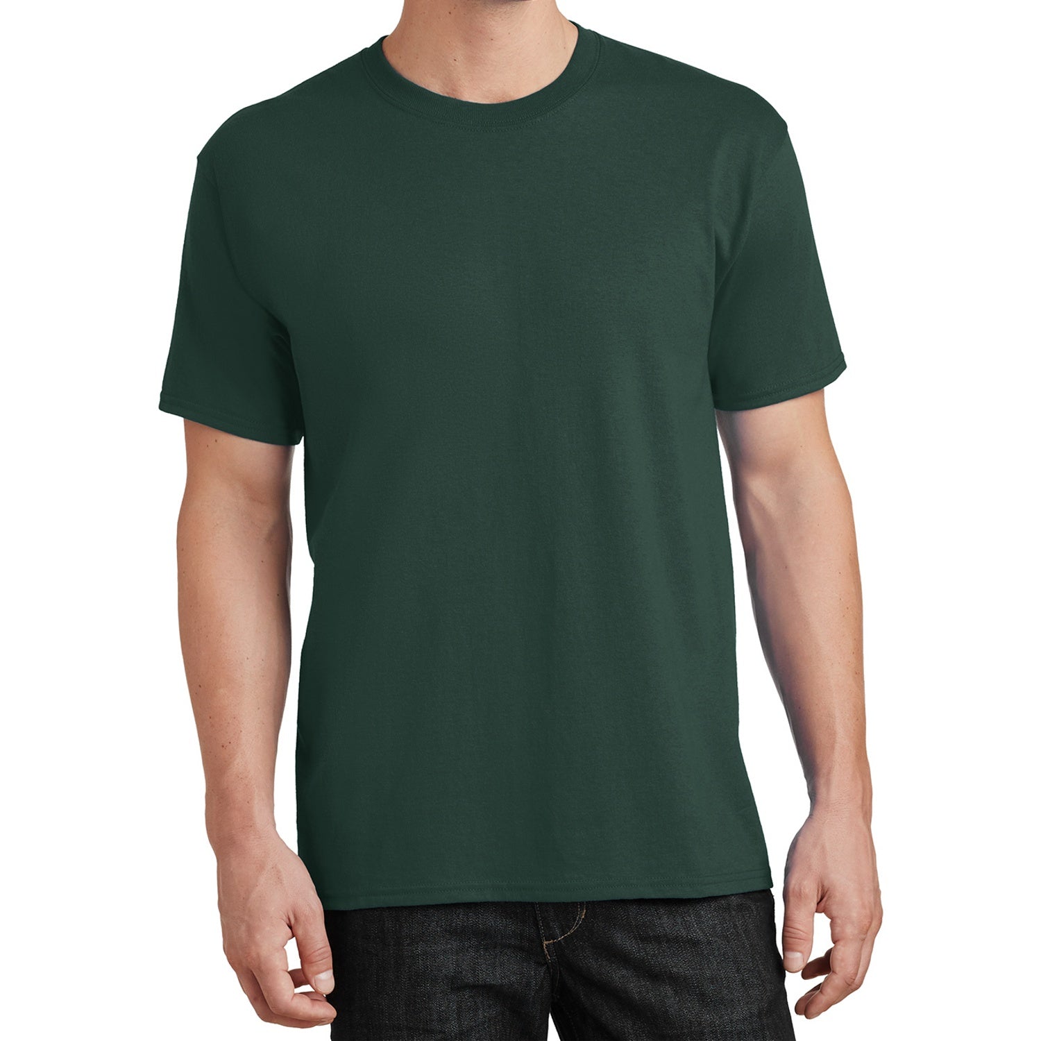 Core Cotton Tee - Dark Green