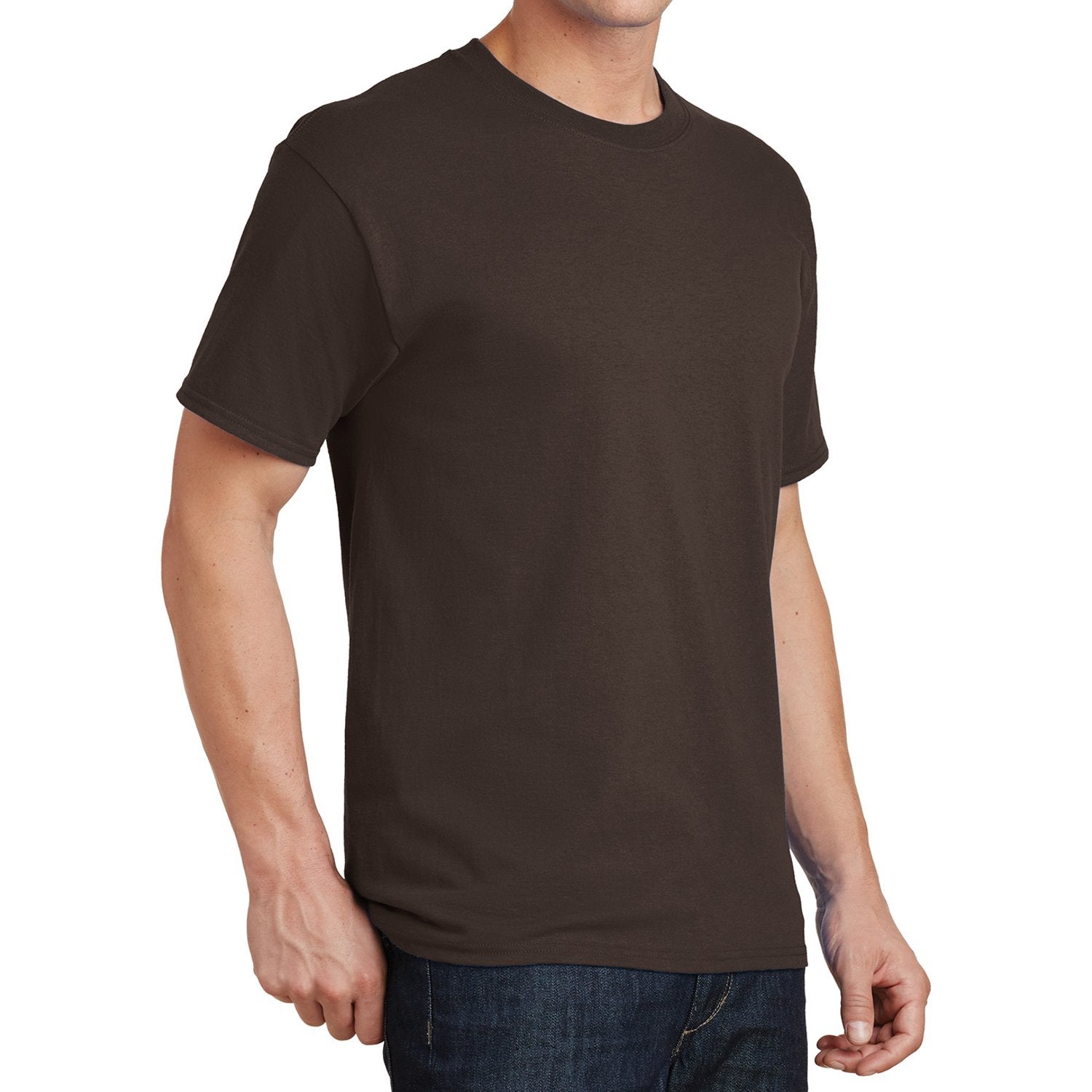 Core Cotton Tee - Dark Chocolate Brown
