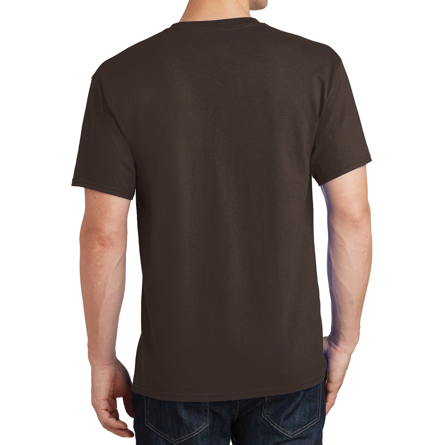 Core Cotton Tee - Dark Chocolate Brown