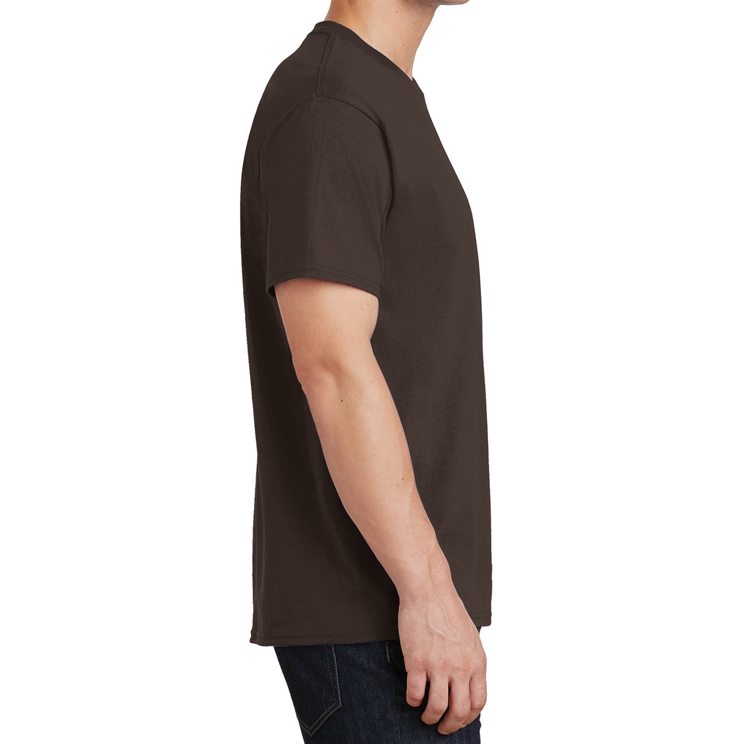 Core Cotton Tee - Dark Chocolate Brown