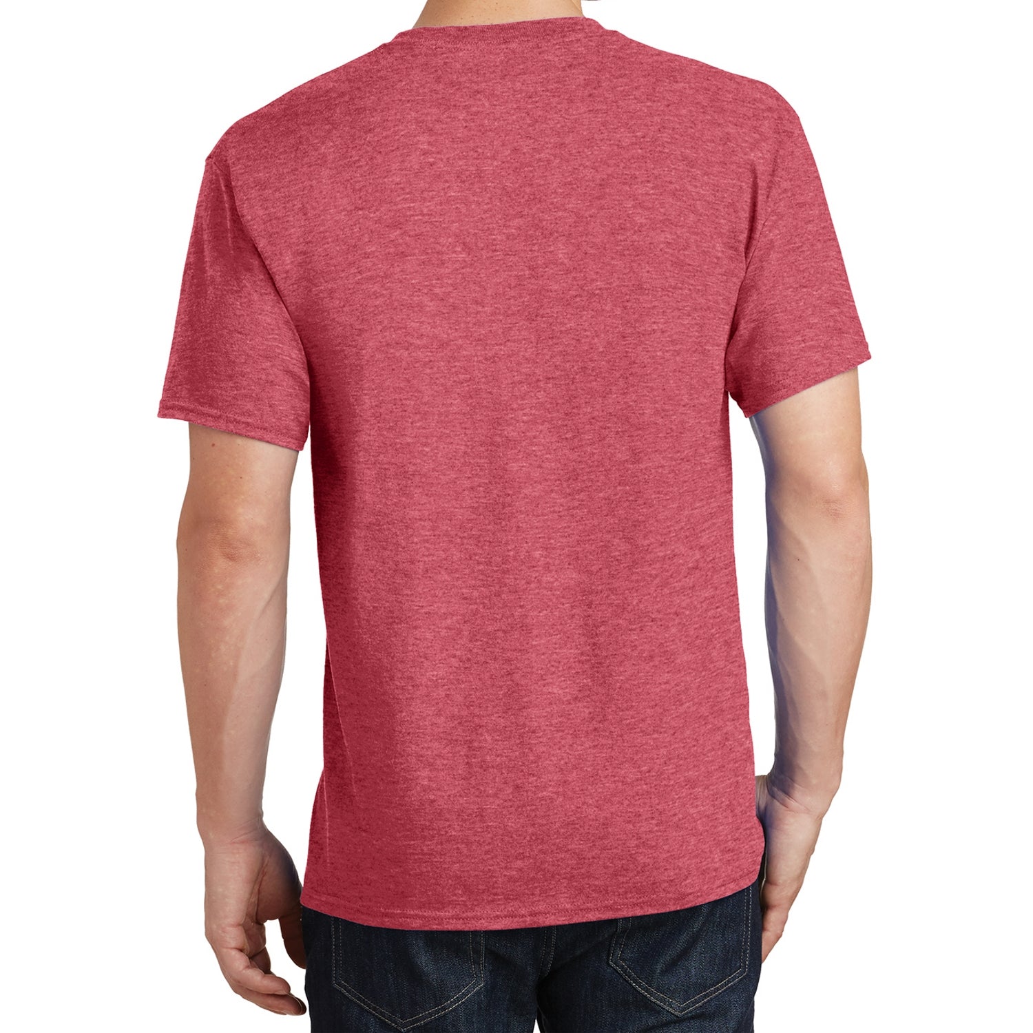 Core Cotton Tee - Heather Red