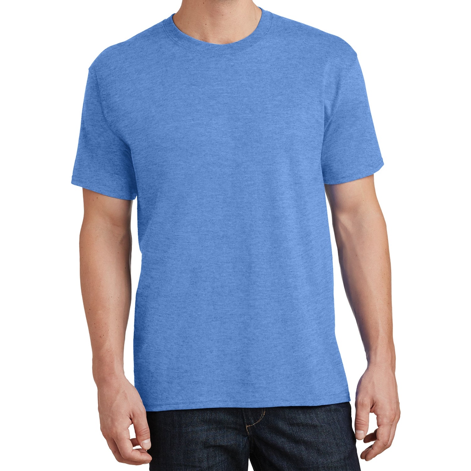 Core Cotton Tee - Heather Royal