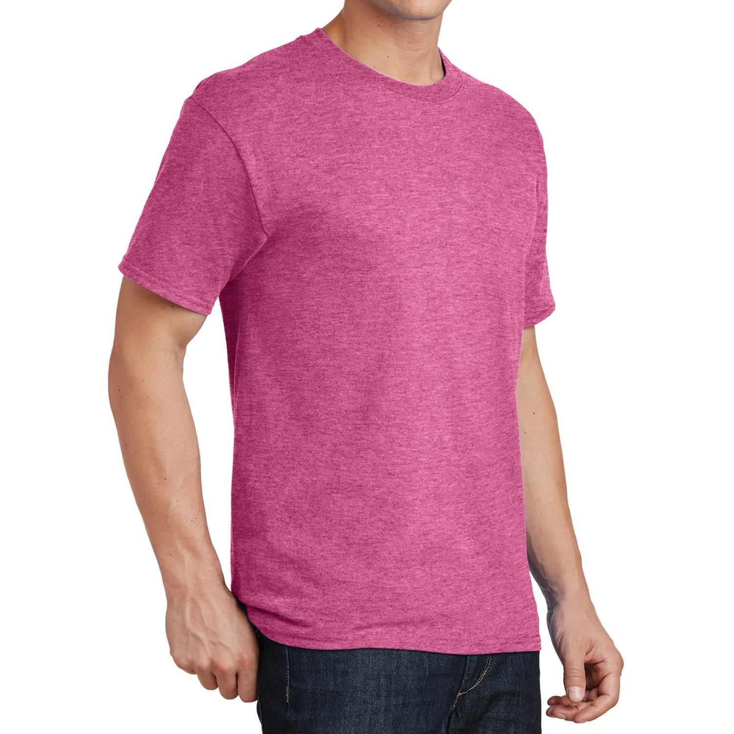 Core Cotton Tee - Heather Sangria