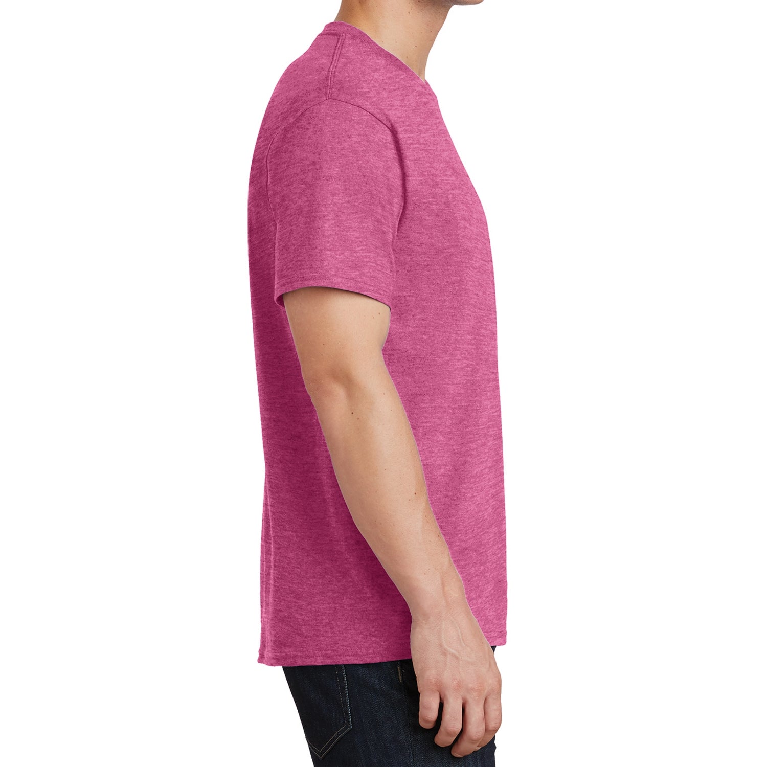 Core Cotton Tee - Heather Sangria