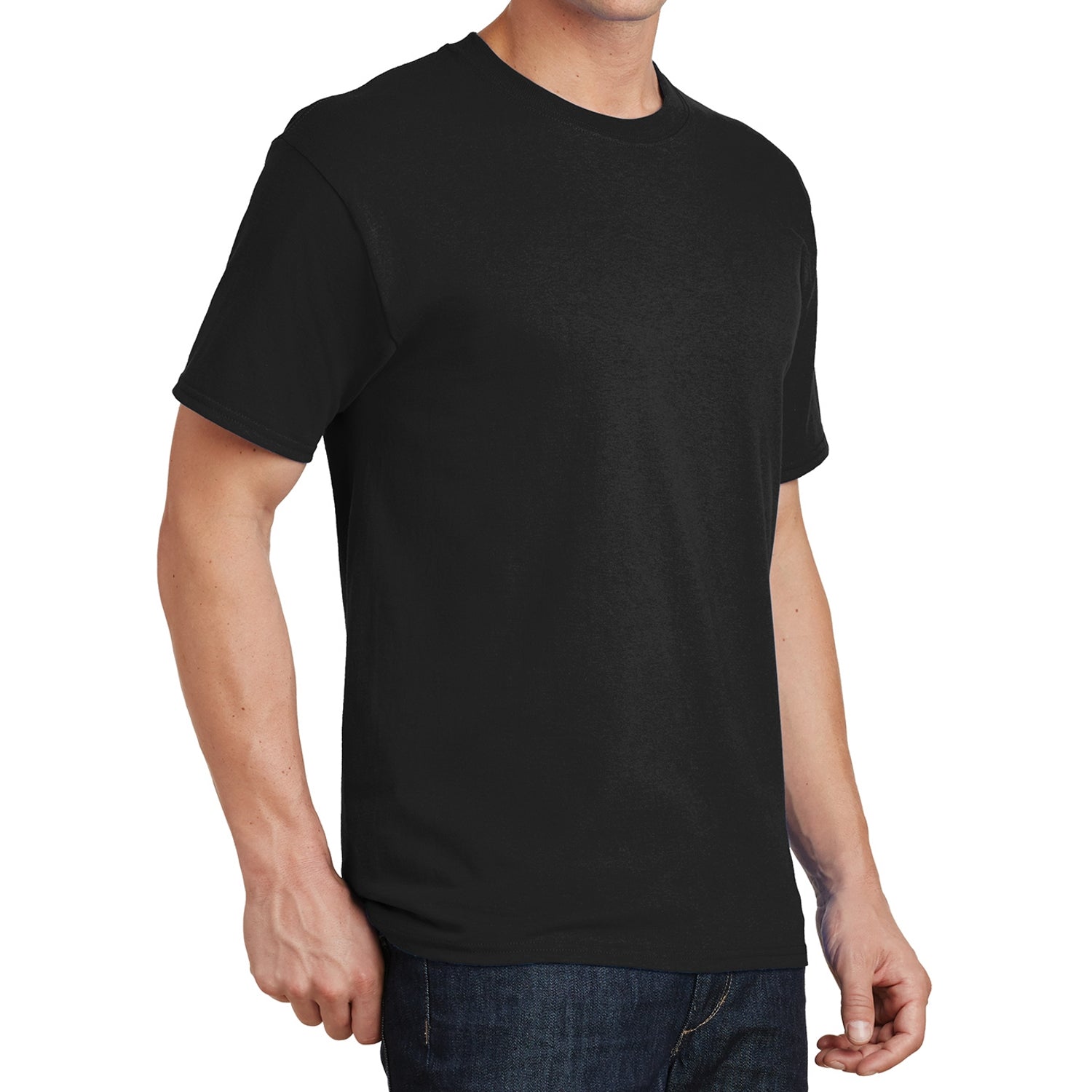 Core Cotton Tee - Jet Black