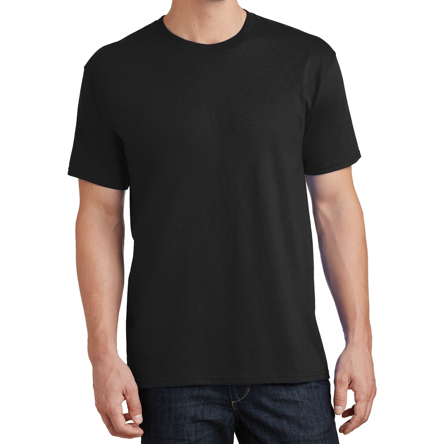 Core Cotton Tee - Jet Black