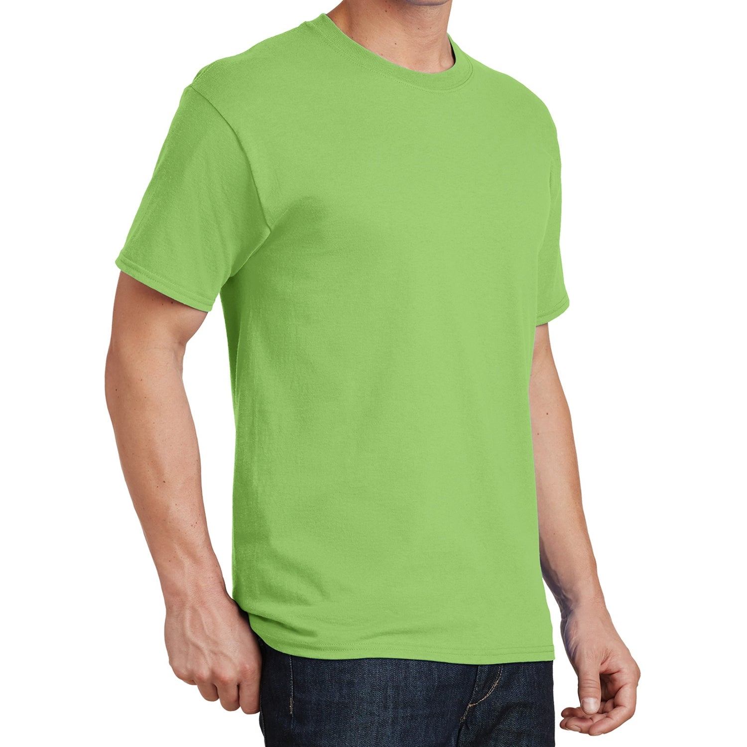 Core Cotton Tee - Lime