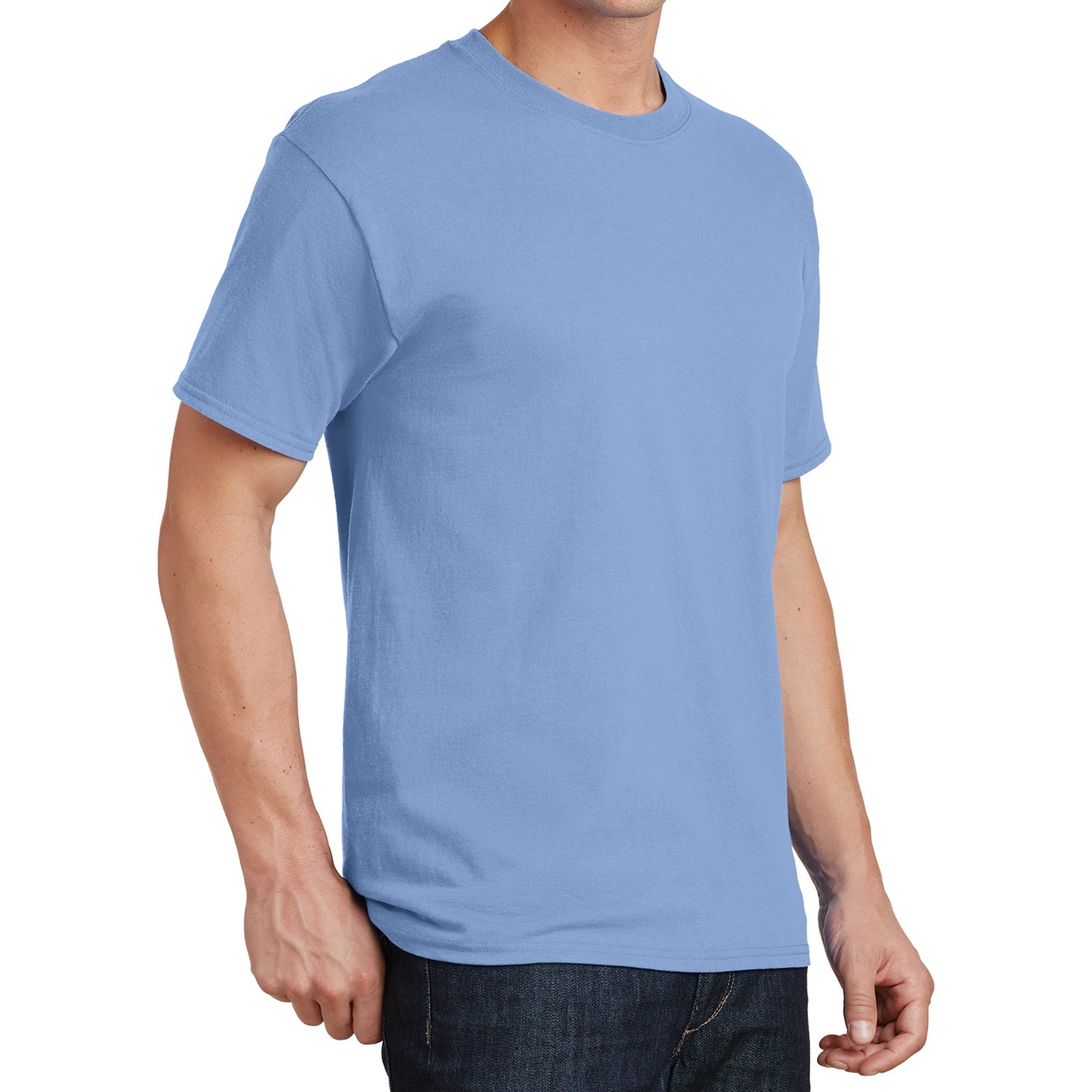 Core Cotton Tee - Light Blue