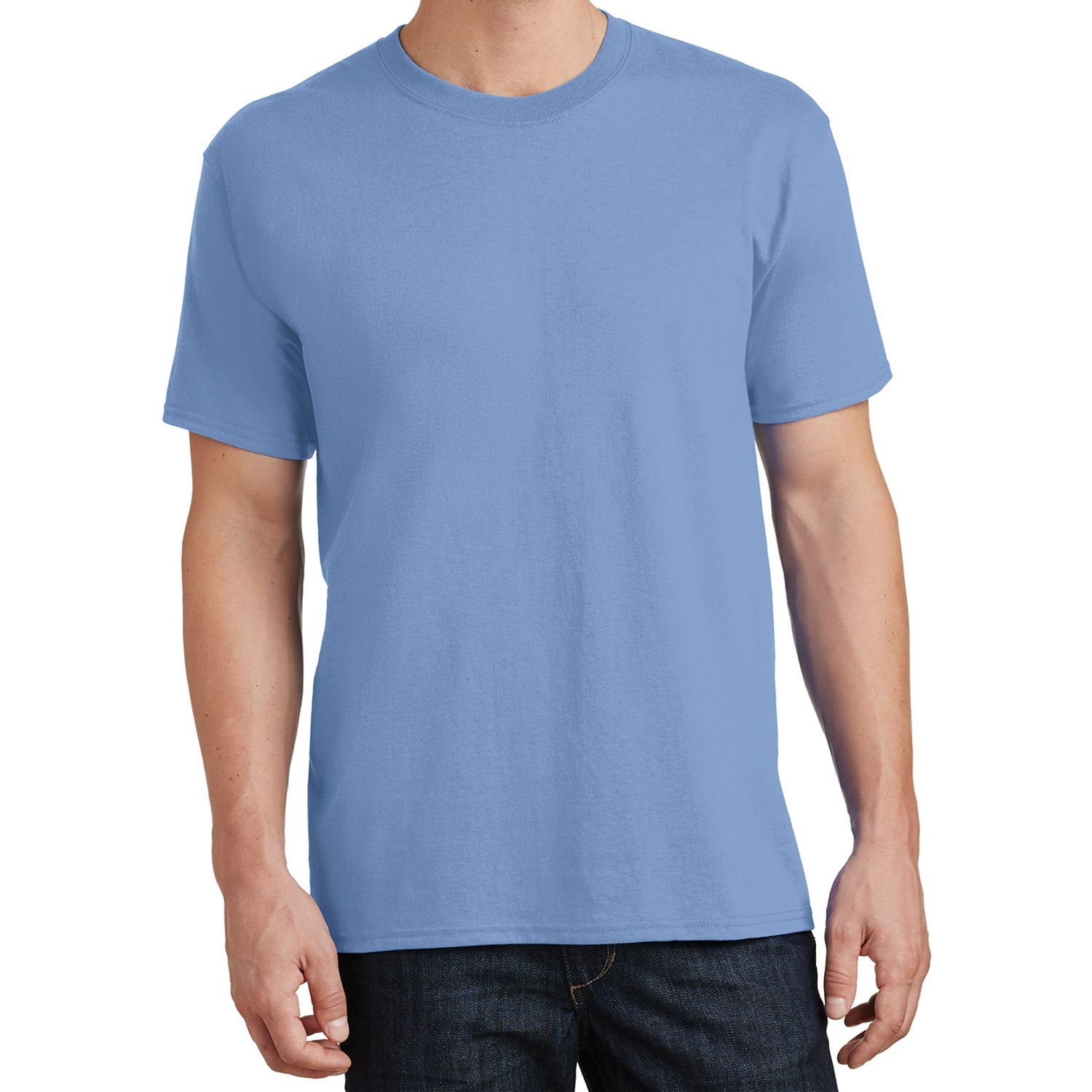 Core Cotton Tee - Light Blue