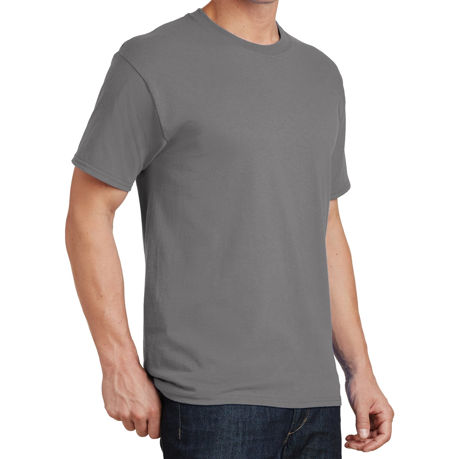 Core Cotton Tee - Medium Grey