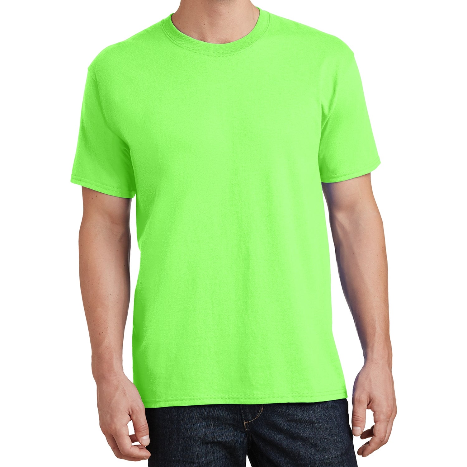 Core Cotton Tee - Neon Green