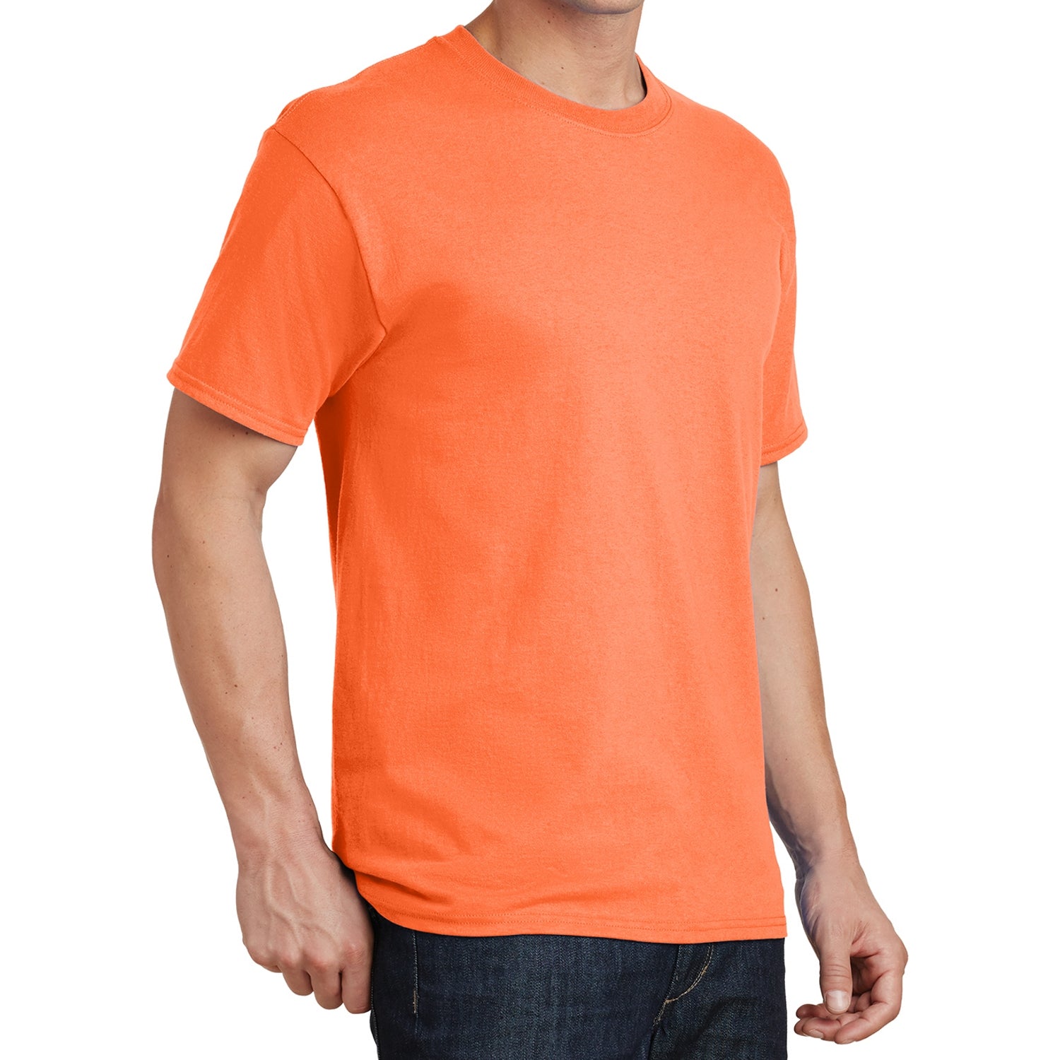 Core Cotton Tee - Neon Orange