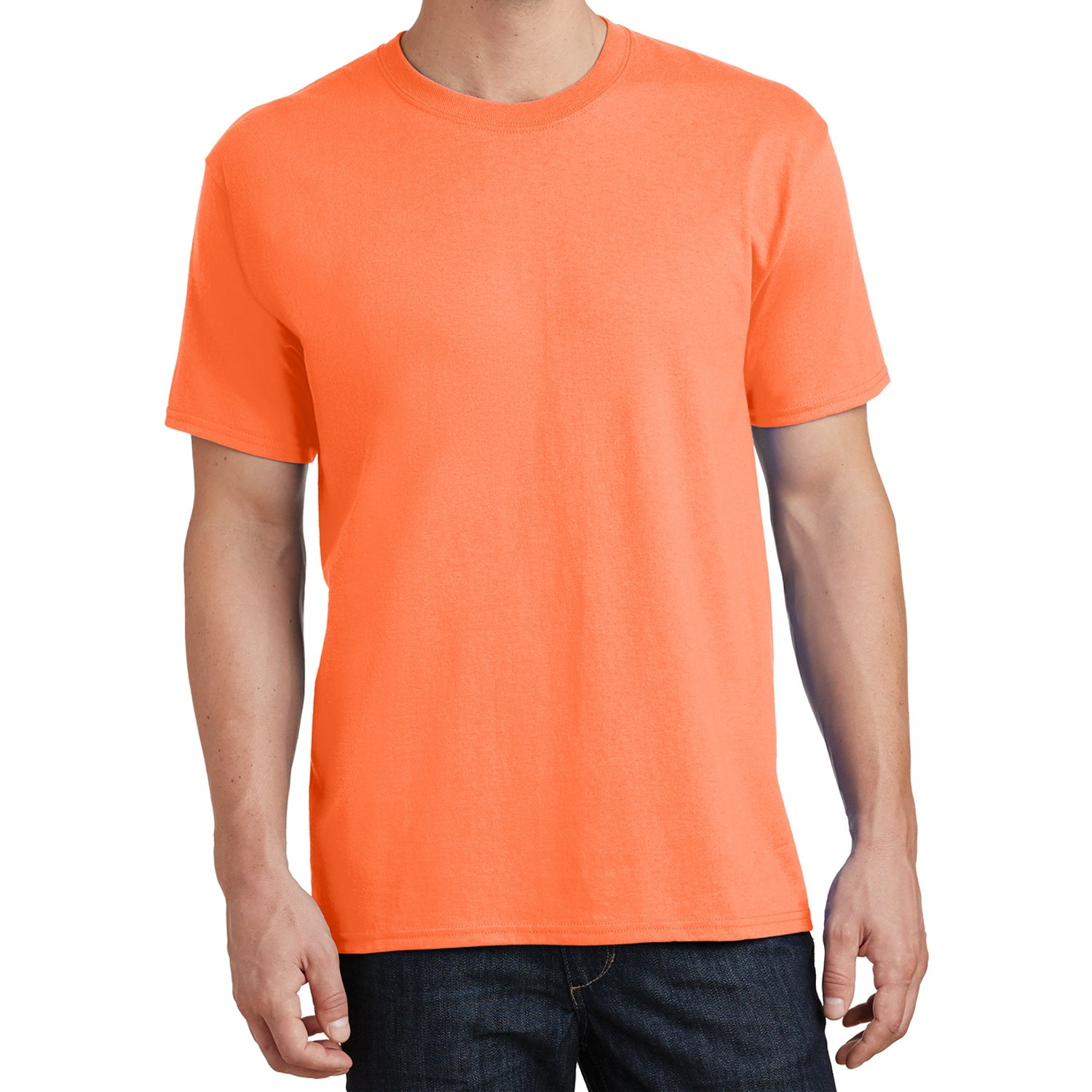 Core Cotton Tee - Neon Orange