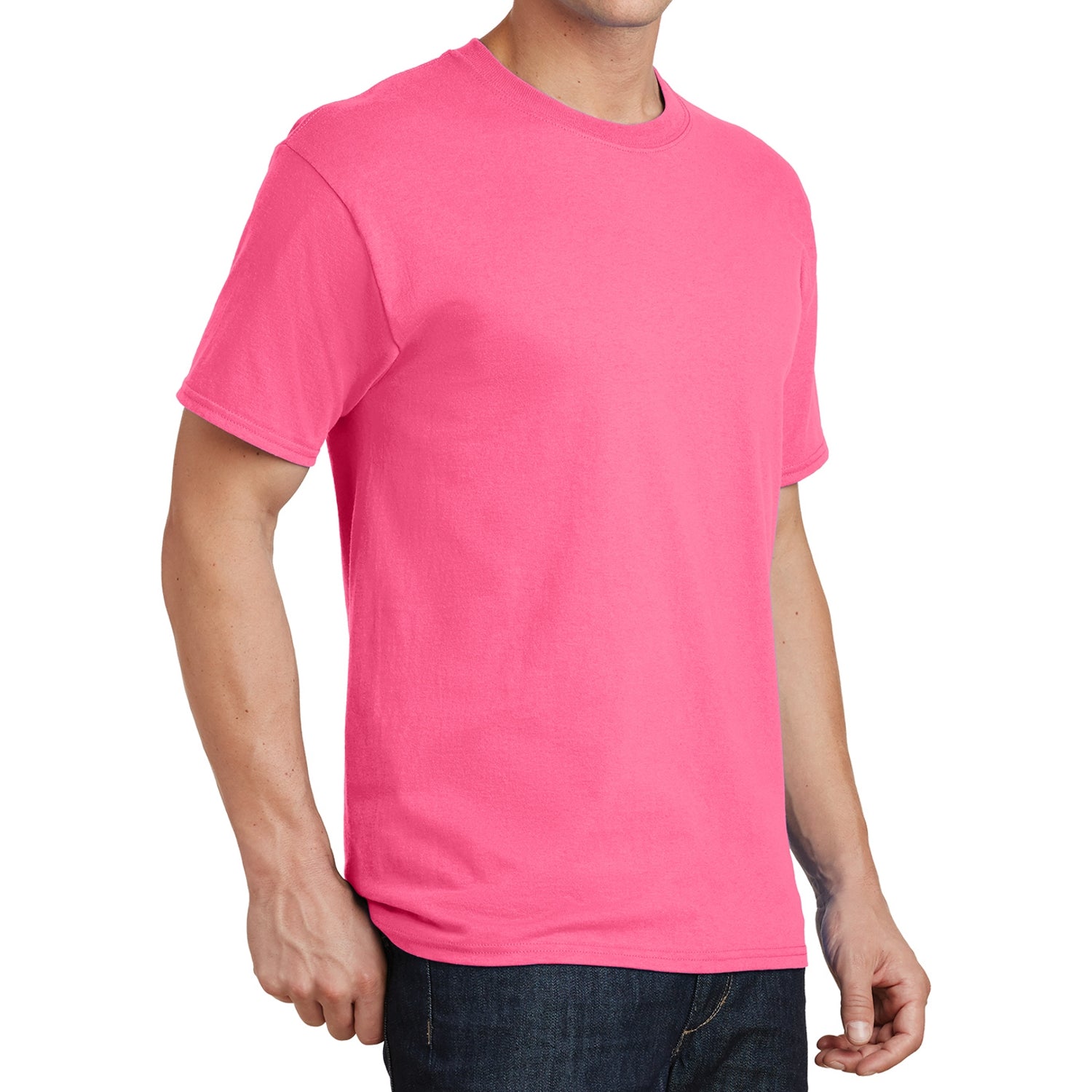 Core Cotton Tee - Neon Pink