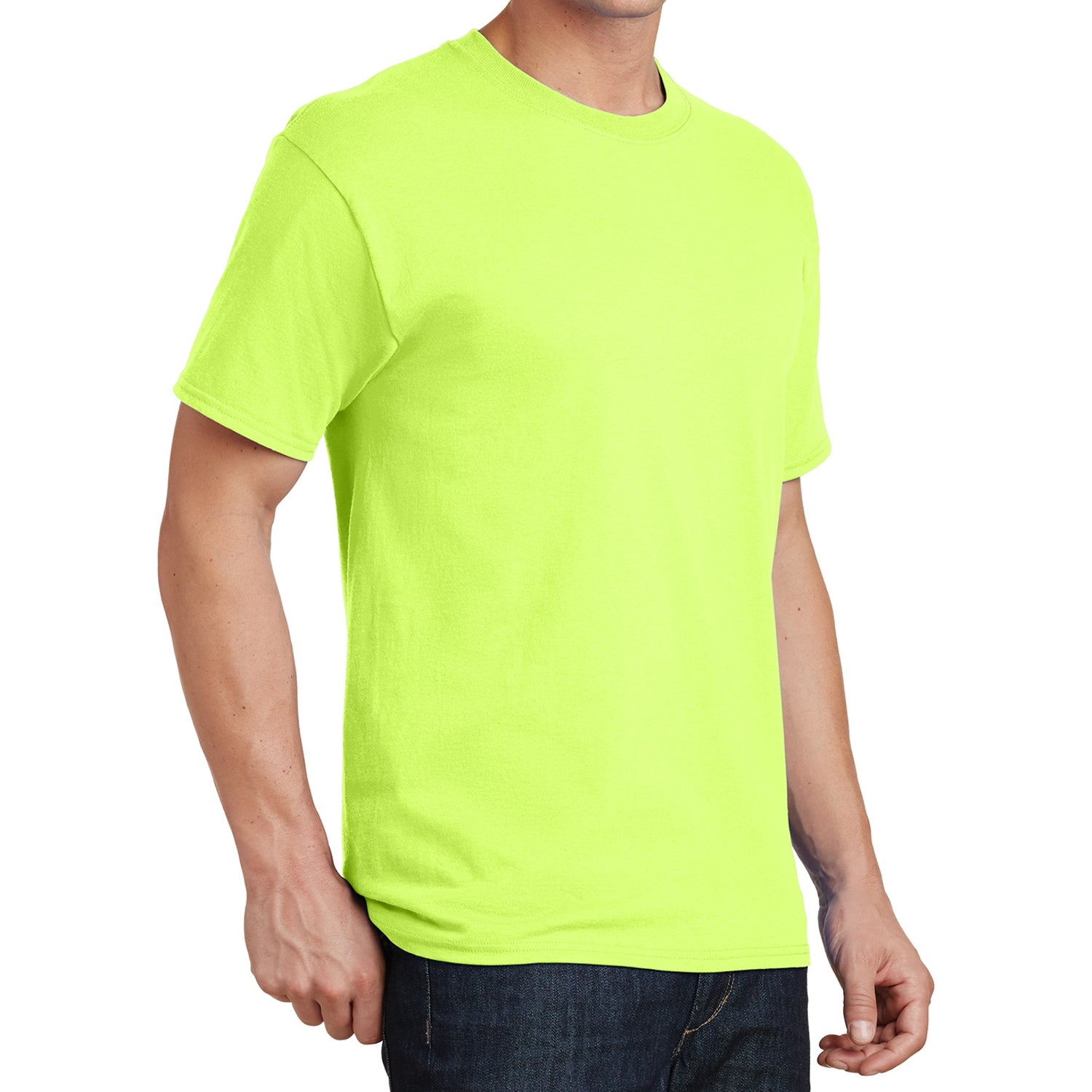 Core Cotton Tee - Neon Yellow