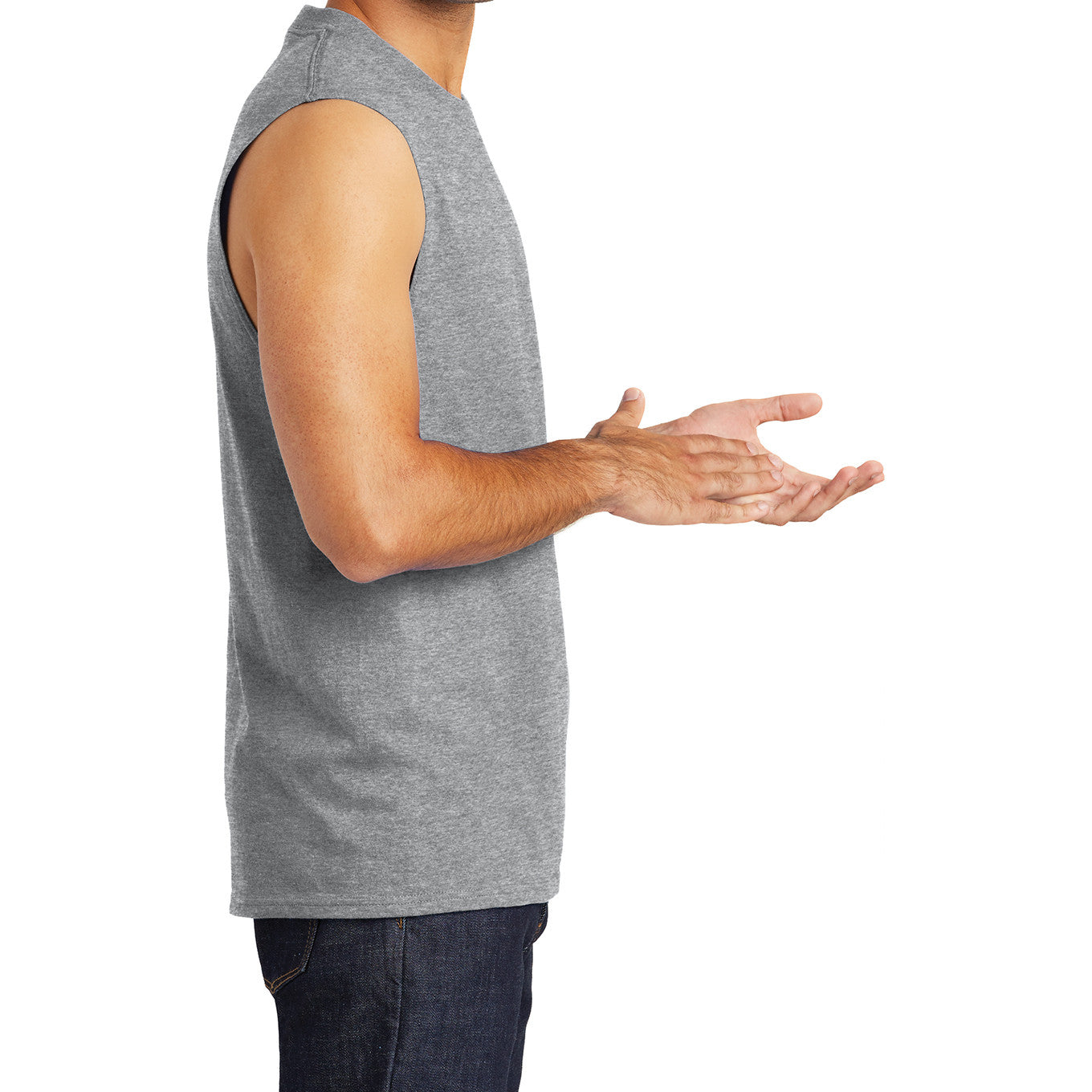 Mafoose Male Cotton Sleeveless Tee Men Athletic Shirts & Tops