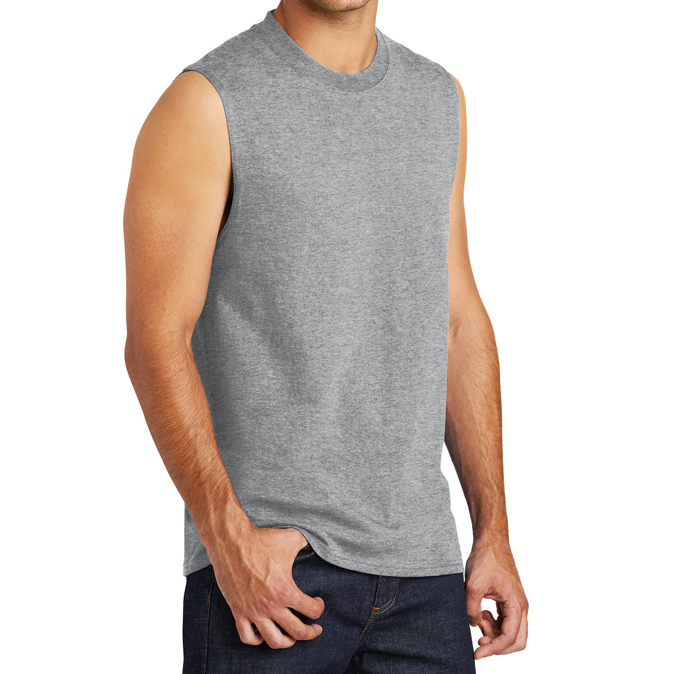Mafoose Male Cotton Sleeveless Tee Men Athletic Shirts & Tops