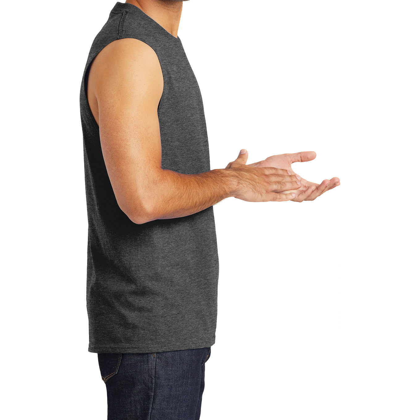 Mafoose Male Cotton Sleeveless Tee Men Athletic Shirts & Tops