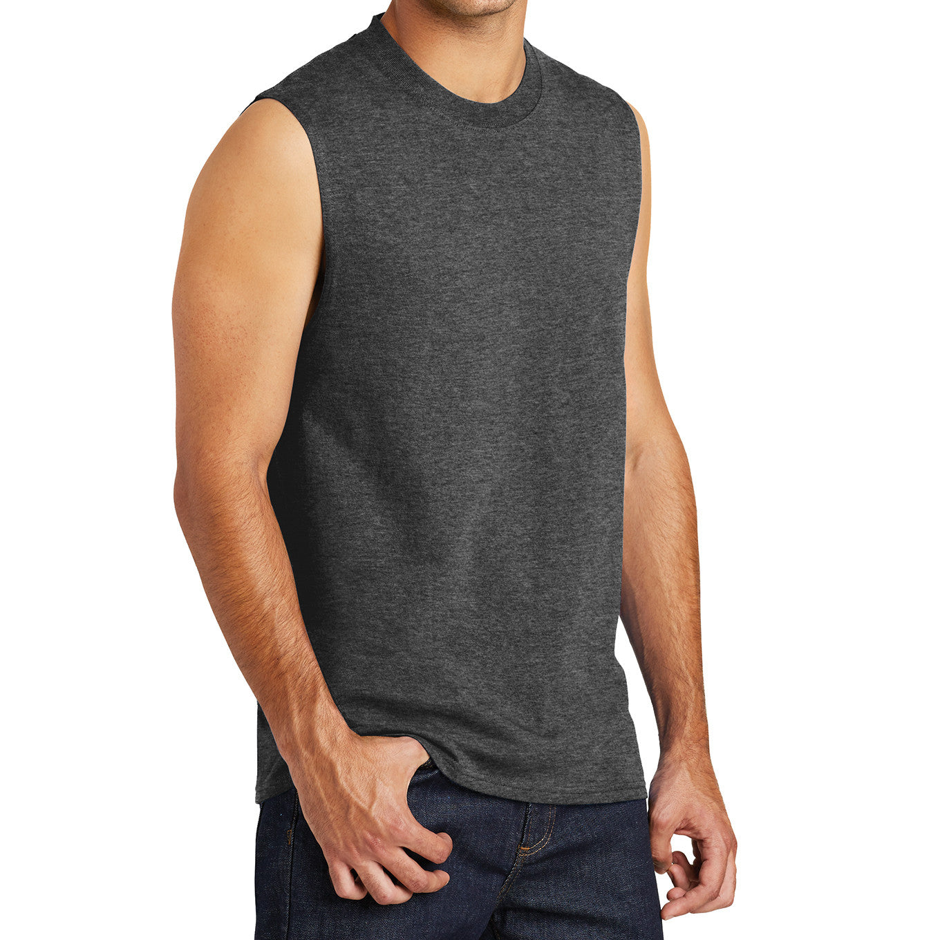 Mafoose Male Cotton Sleeveless Tee Men Athletic Shirts & Tops