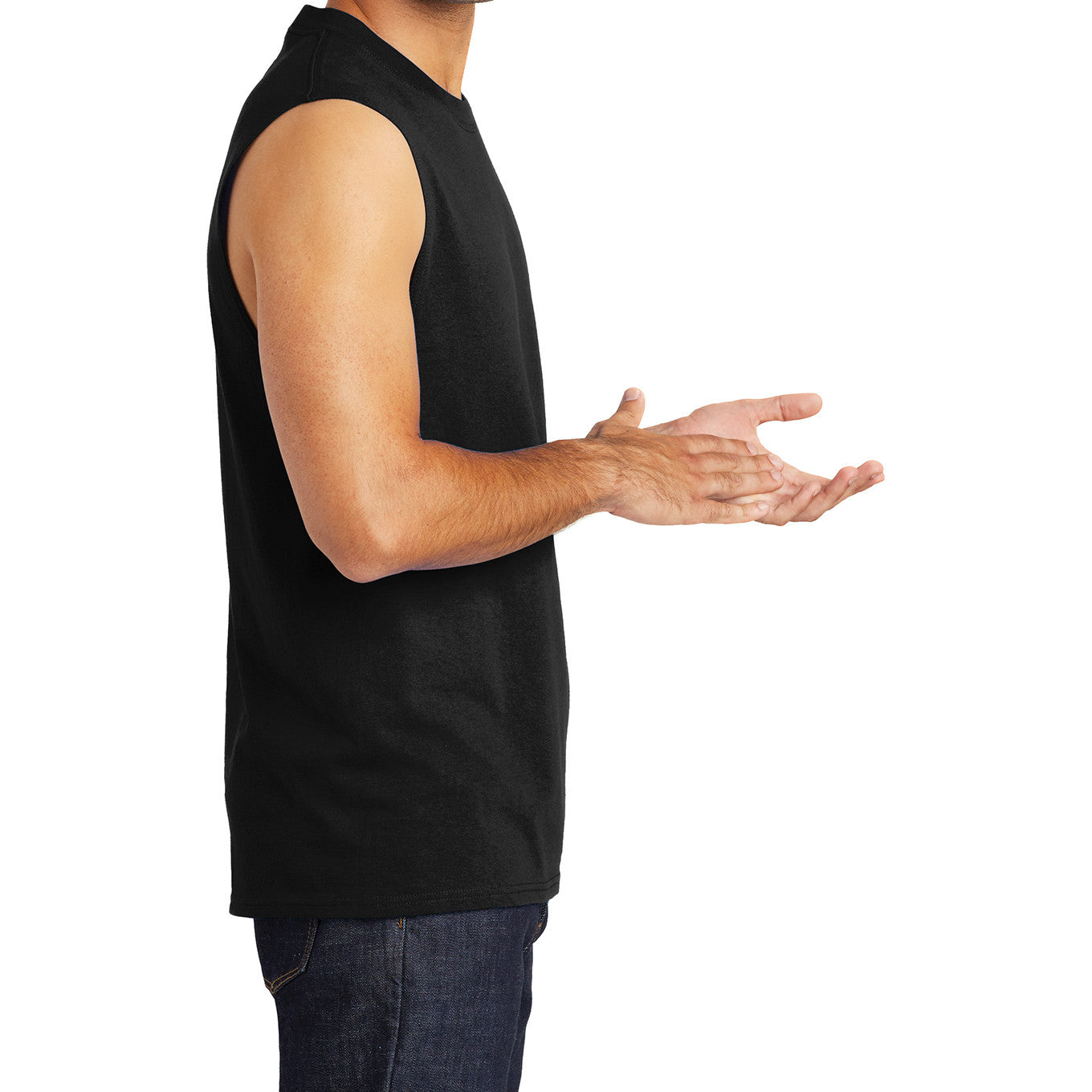 Mafoose Male Cotton Sleeveless Tee Men Athletic Shirts & Tops