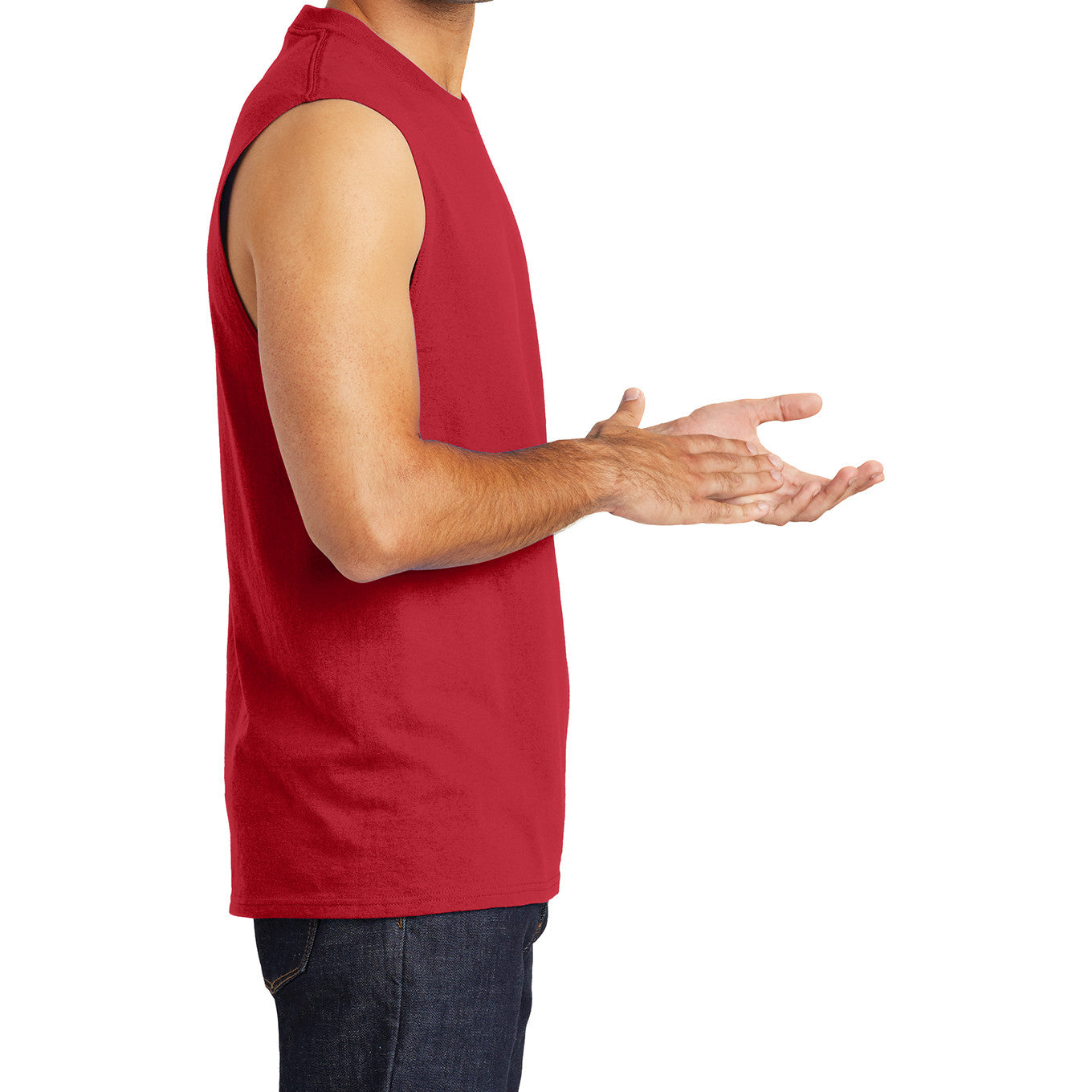 Mafoose Male Cotton Sleeveless Tee Men Athletic Shirts & Tops