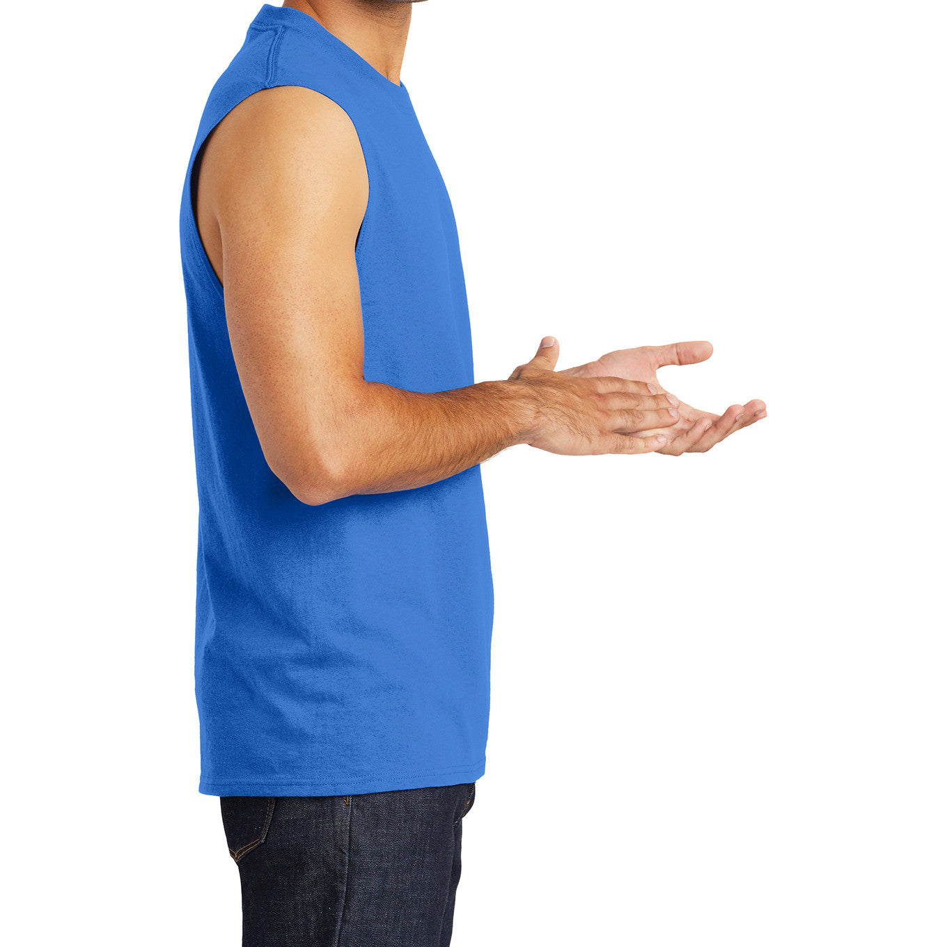 Mafoose Male Cotton Sleeveless Tee Men Athletic Shirts & Tops