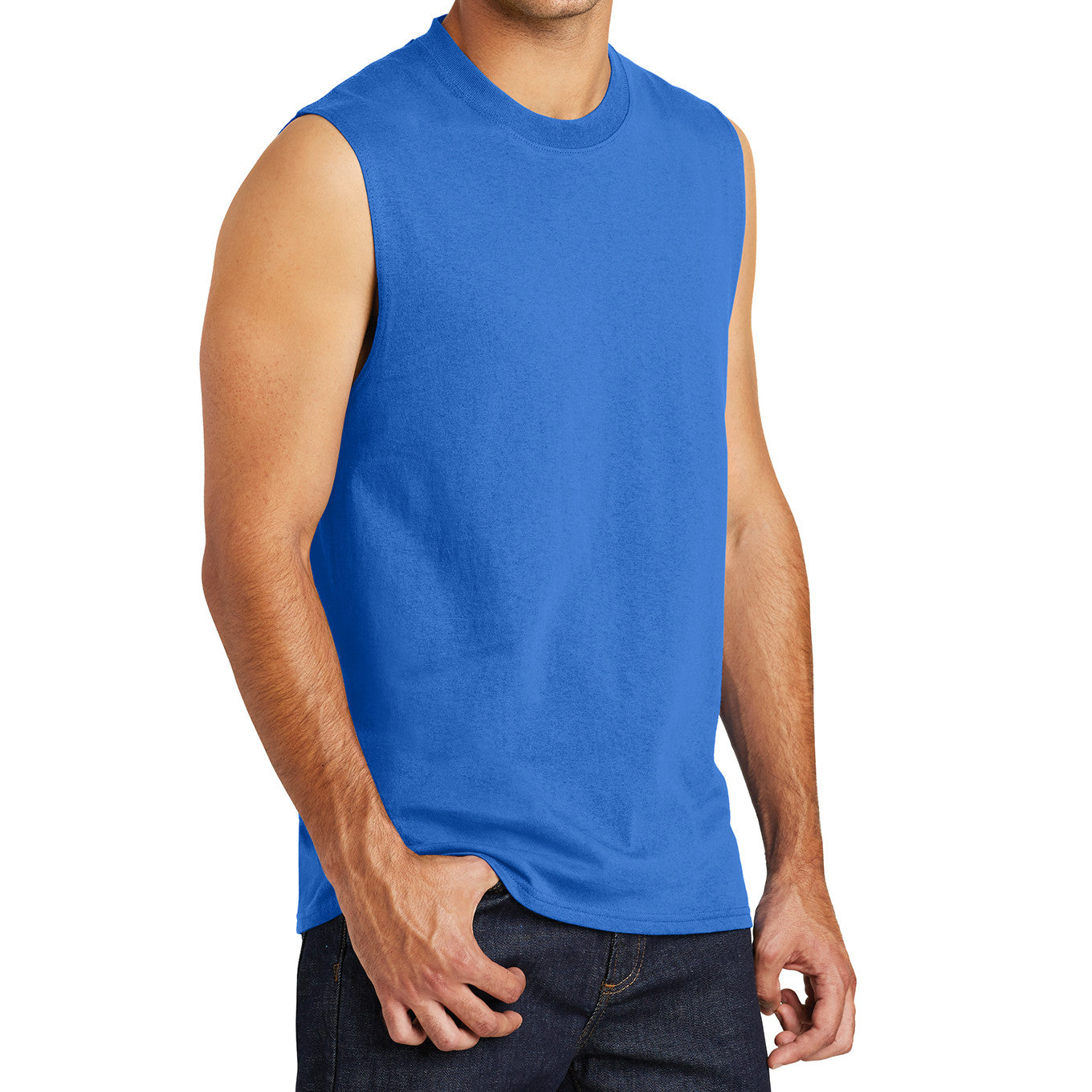 Mafoose Male Cotton Sleeveless Tee Men Athletic Shirts & Tops