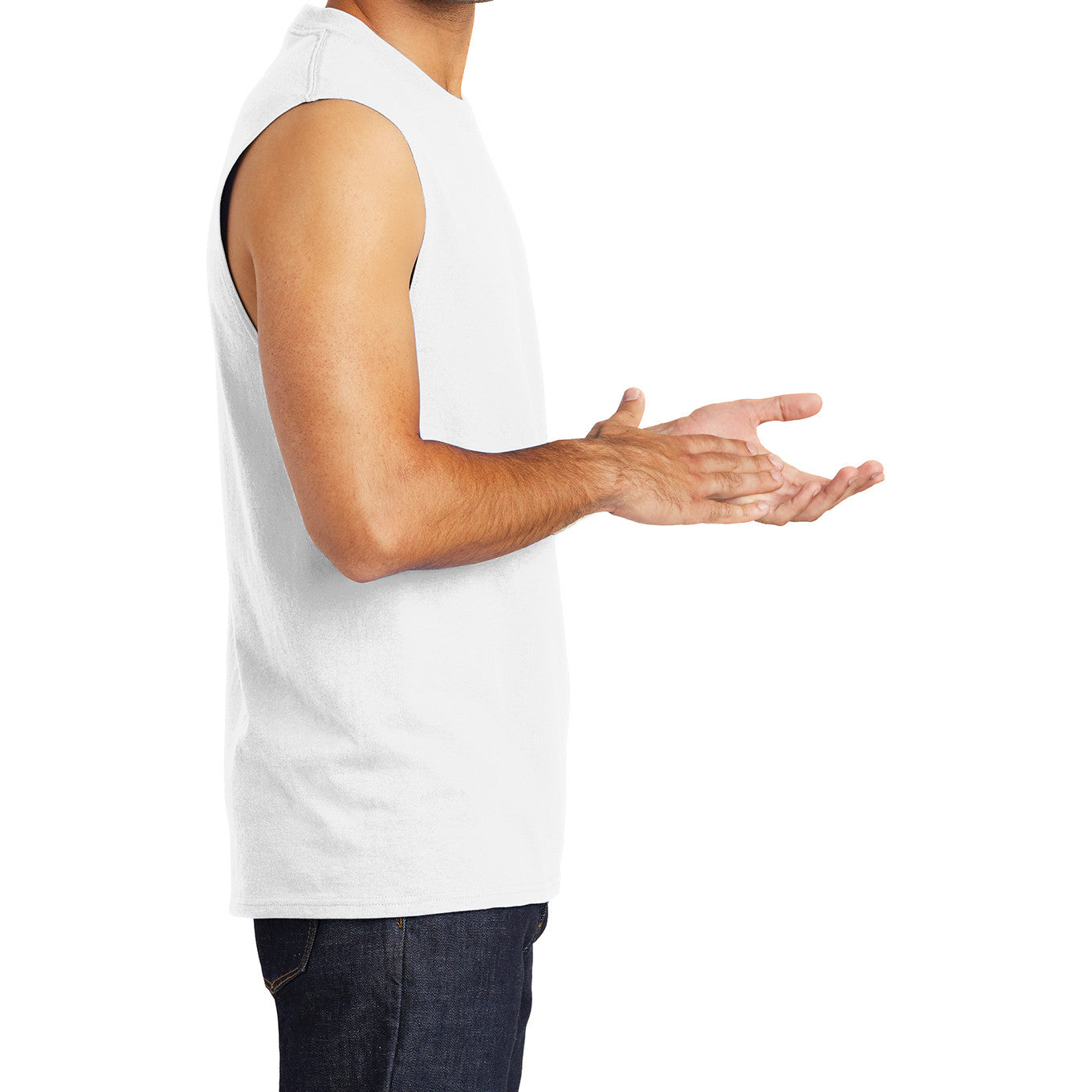 Mafoose Male Cotton Sleeveless Tee Men Athletic Shirts & Tops