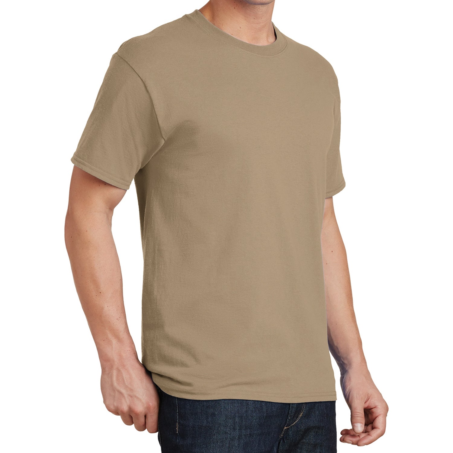 Core Cotton Tee - Sand