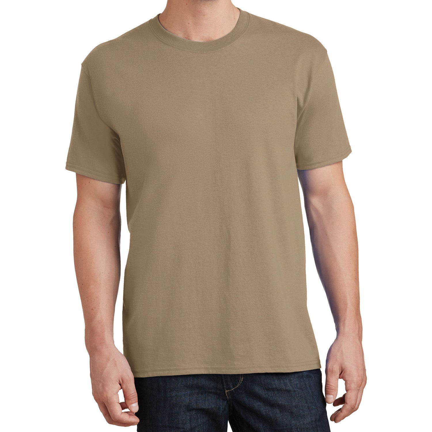 Core Cotton Tee - Sand
