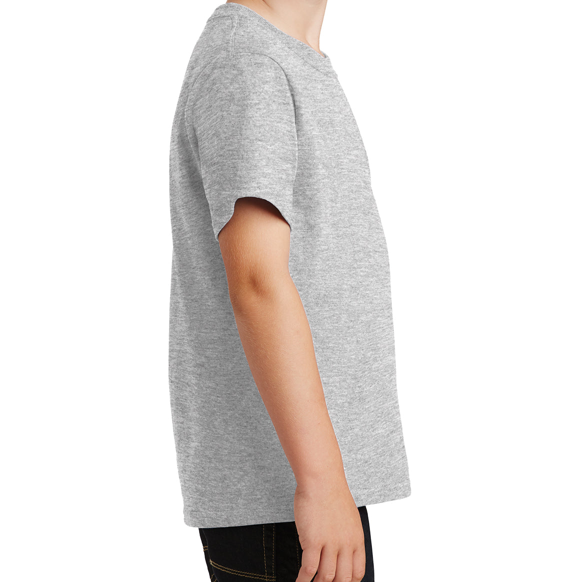 Youth Core Cotton Tee - Ash