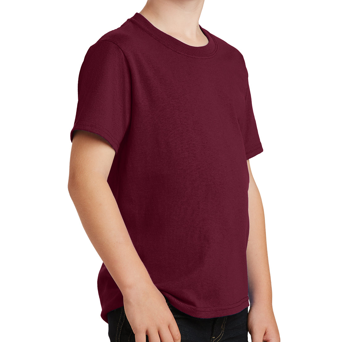 Youth Core Cotton Tee - Cardinal